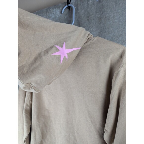 Anime Hooded Sweatshirt Independant Trading Company Brown/Pink Size S - Picture 7 of 11